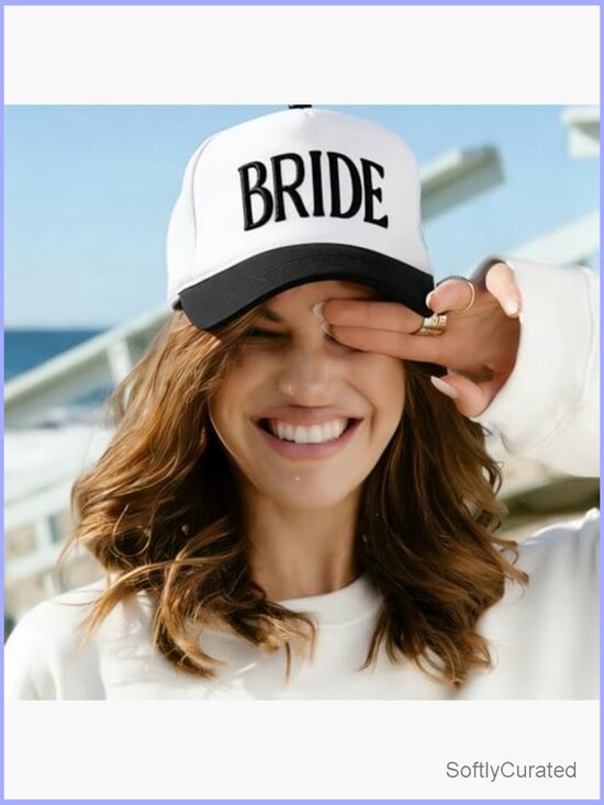 Bride to Be Baseball Cap - Bridal Shower Gift, Adjustable Cotton Hat main image 4